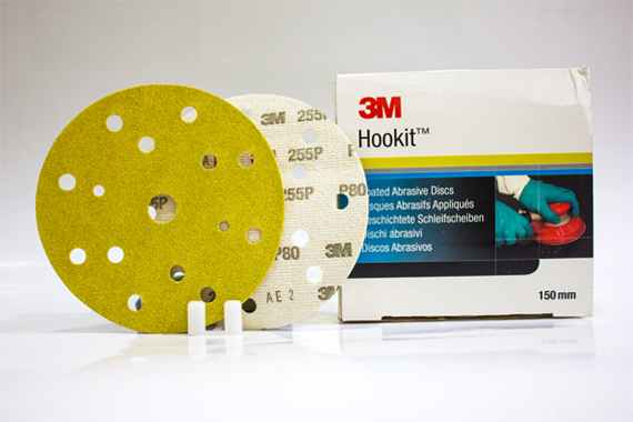 50444 Hookit 150 mm 3M P100 Coated Abrasive Disc 255P+  